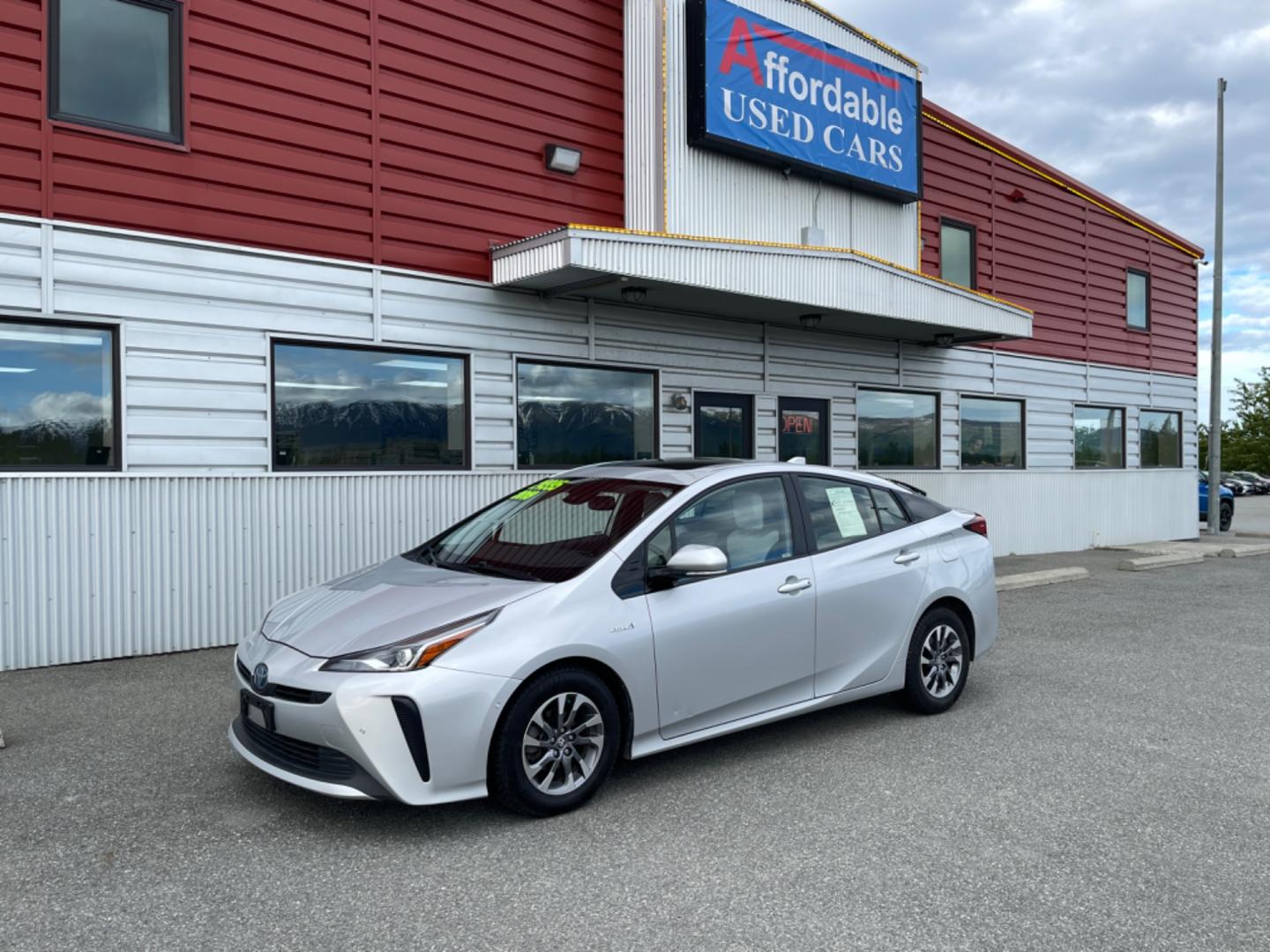 2019 SILVER TOYOTA PRIUS Limited (JTDKARFU8K3) with an 1.8L engine, Continuously Variable transmission, located at 1960 Industrial Drive, Wasilla, 99654, (907) 274-2277, 61.573475, -149.400146 - Photo#0